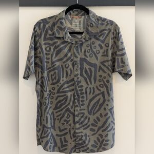 Roark Bless Up - Men's Blue Patterned Shirt
